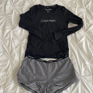 calvin klein sleep set size s